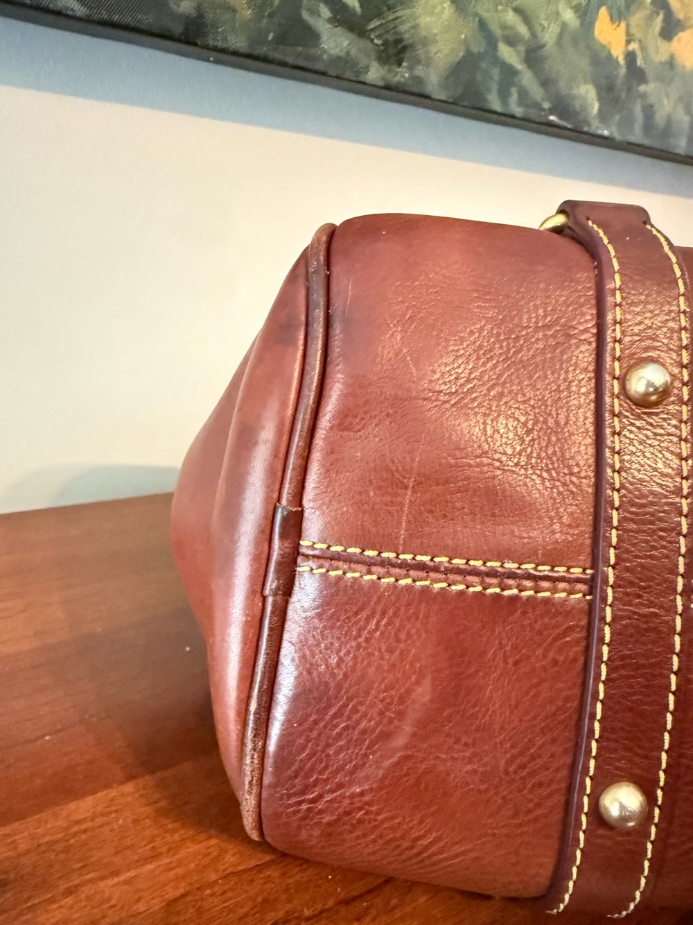 🤎 Dooney & Bourke OG Florentine Satchel // Chestnut 🤎 - Picture 15 of 16